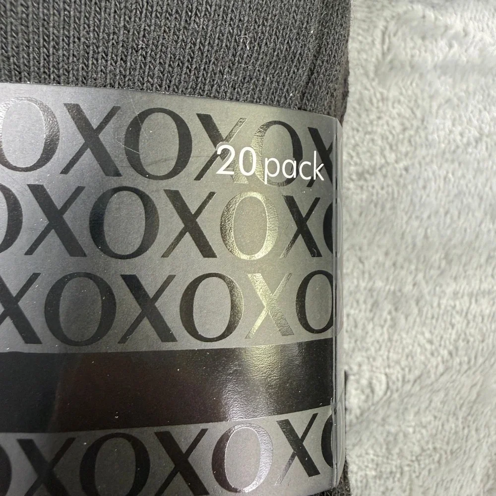 XOXO Womens Low Cut Socks 20 Pack Black Shoe Size 4-10 Value Bundle New